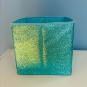 Glitter blue Storage Box
